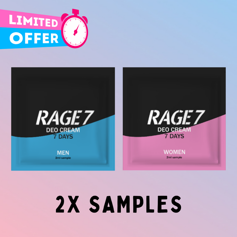 2x RAGE7 Deo Cream Sample - 2ml